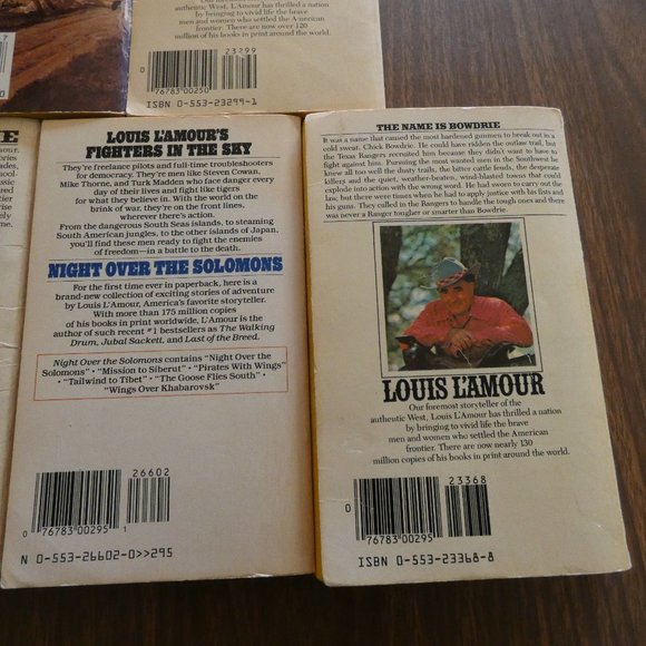 10 Vintage Louis Lamour Western Paperbacks - Picture 10 of 10